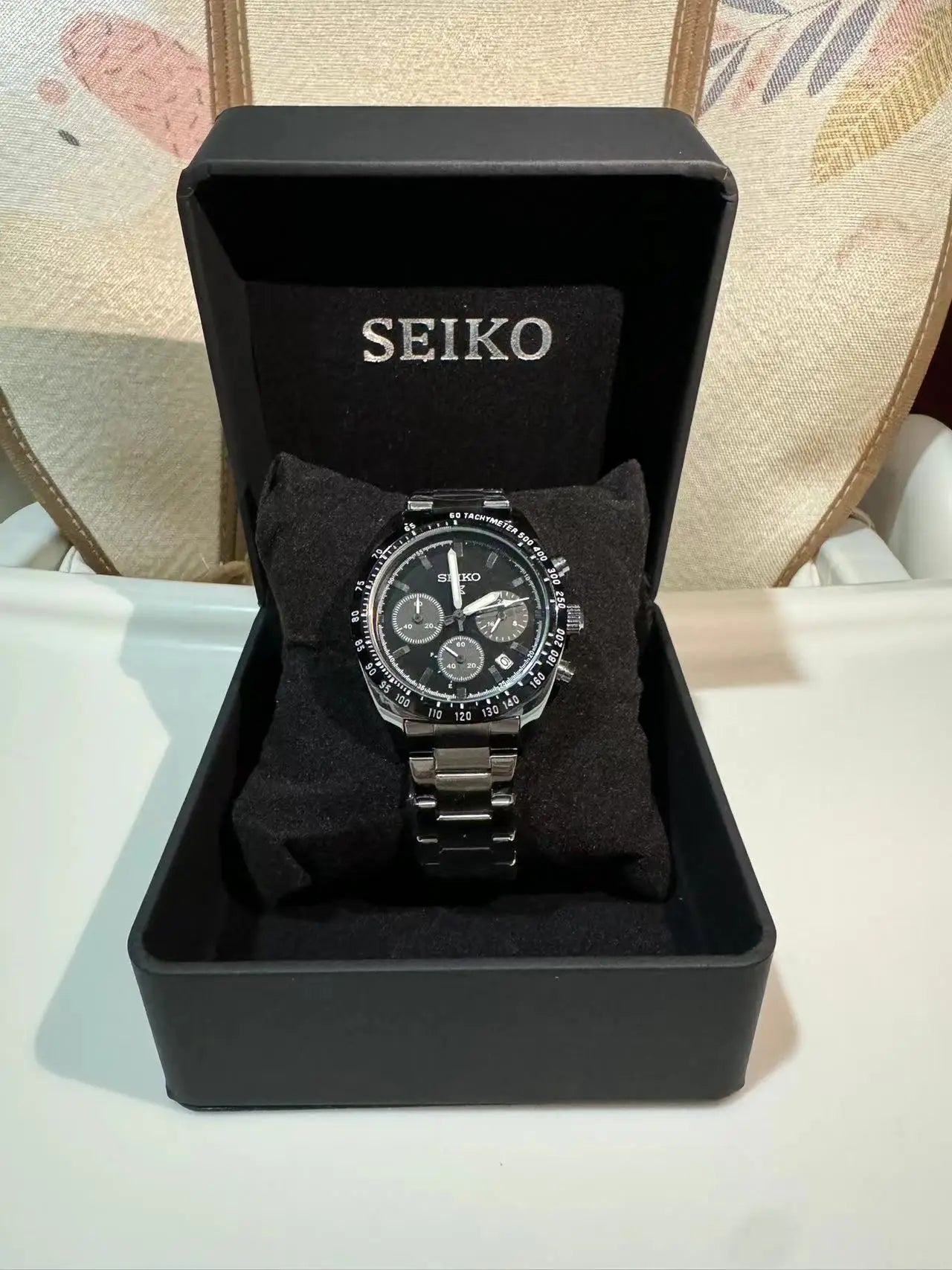 Seiko Brand Multifunctional  Chronograph Men's Quartz Wrist Watch