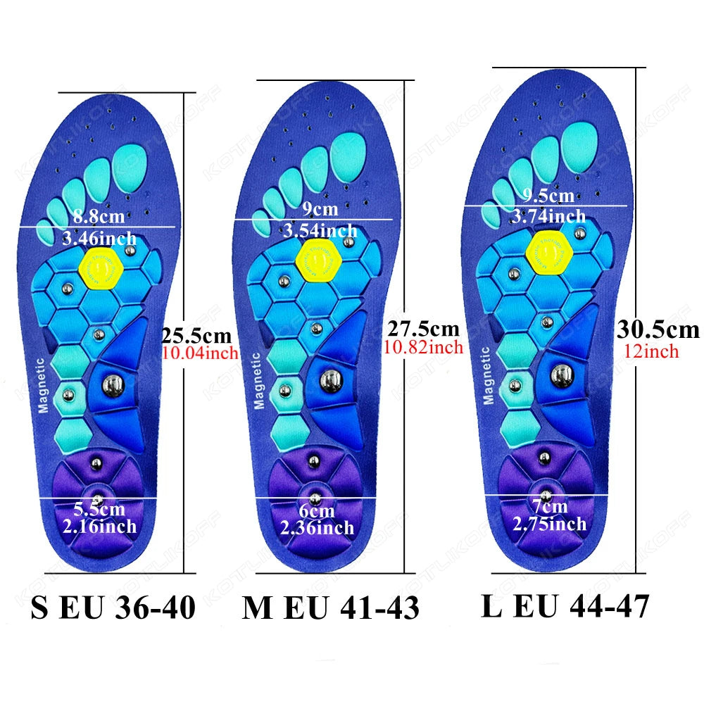 1 Pair Acupressure Foot Insoles