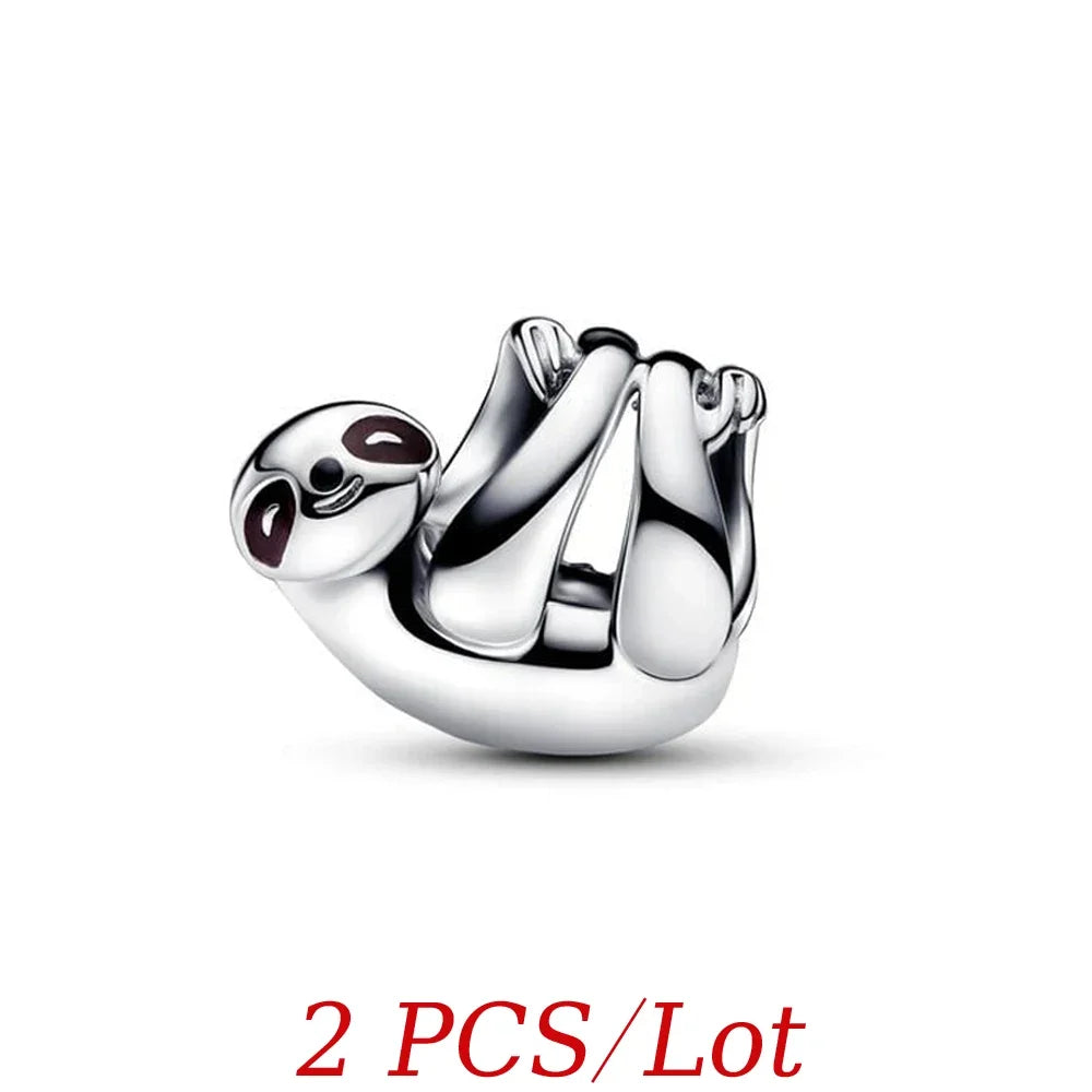 Cute Hanging Sloth Charm Sweet Animals Beads
