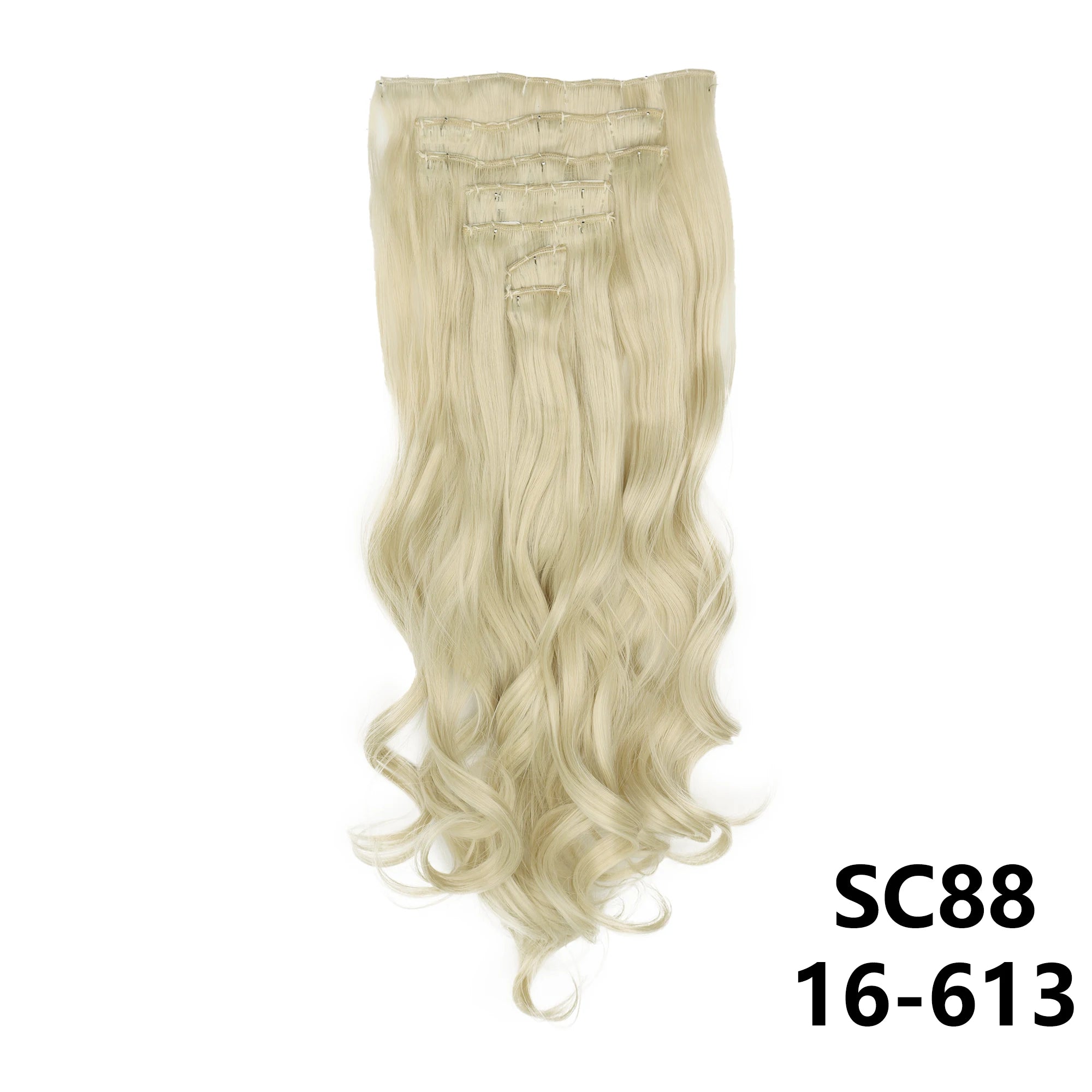 Long Straight Synthetic 16 Clips