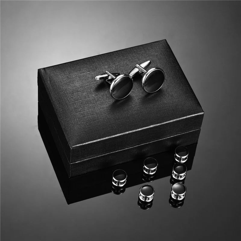 UJOY Men's Cufflinks Studs Set For Tuxedo