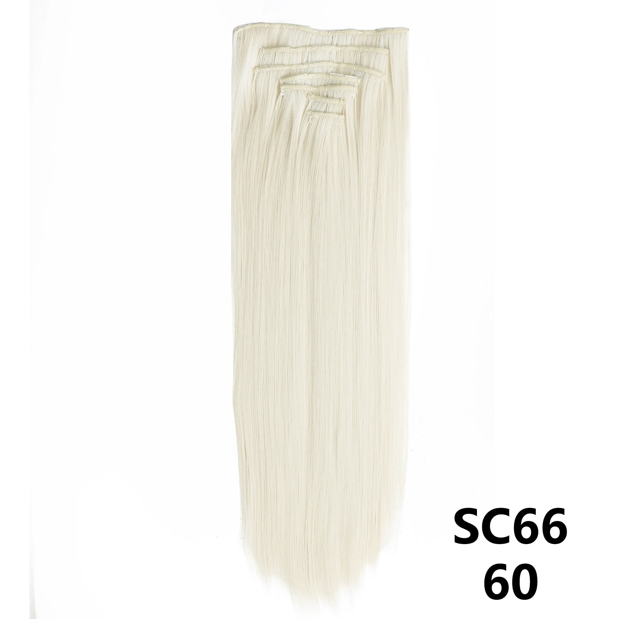 Long Straight Synthetic 16 Clips