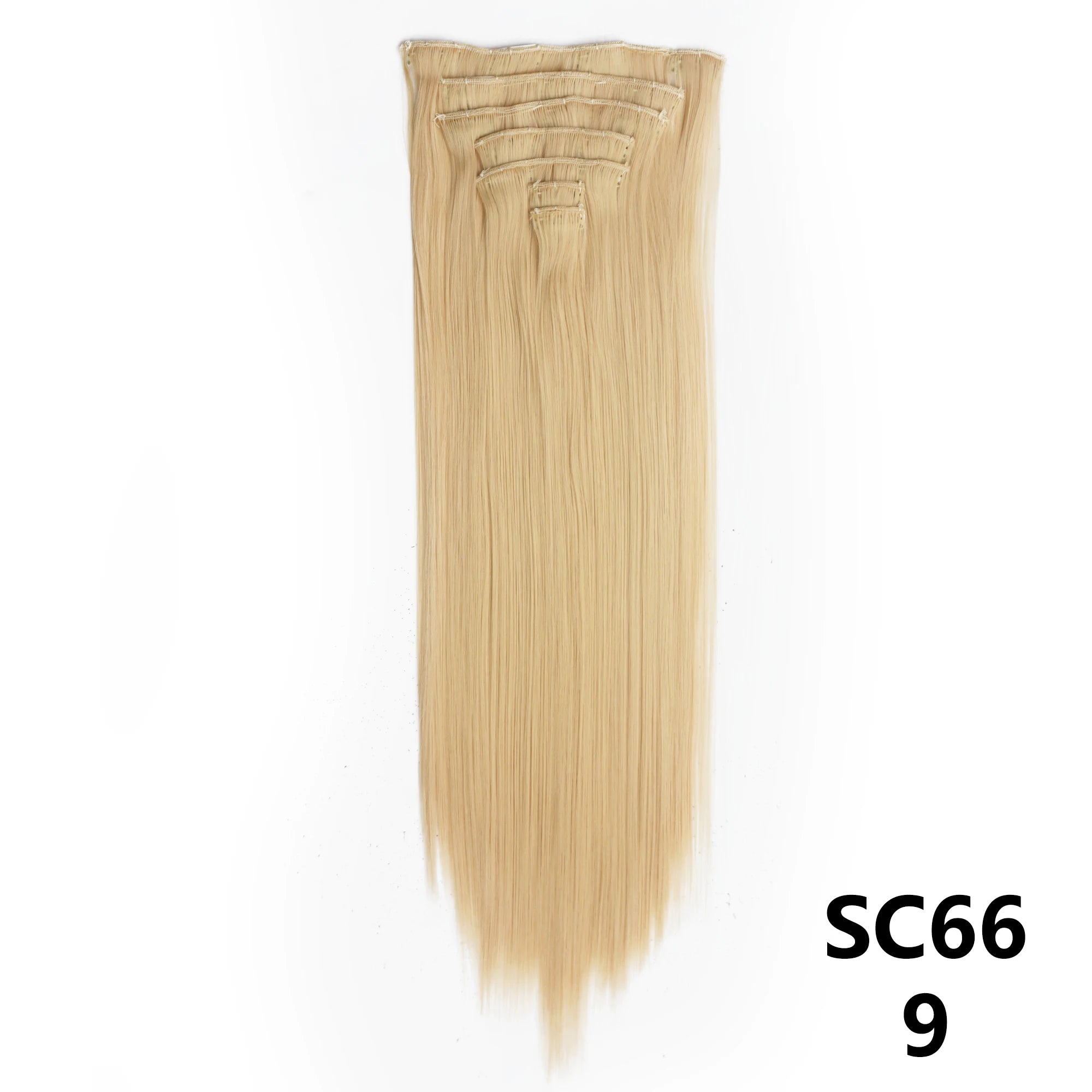Long Straight Synthetic 16 Clips