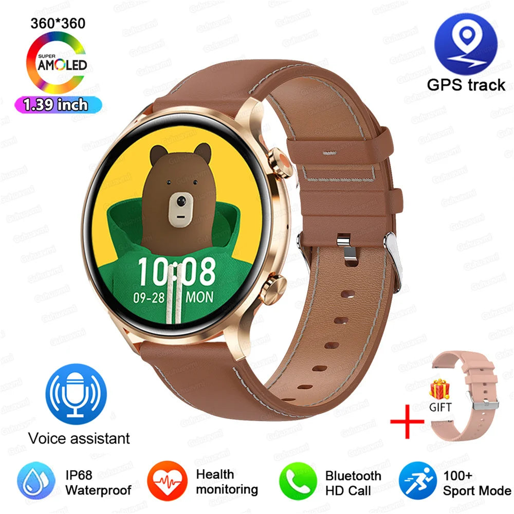 Men's AMOLED HD Screen Smartwatch