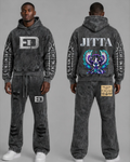 The Jitta Collection - PHOENIX ROPPED HOODY FLEECE SET