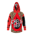 Echelon Cheetah Red Hoodie