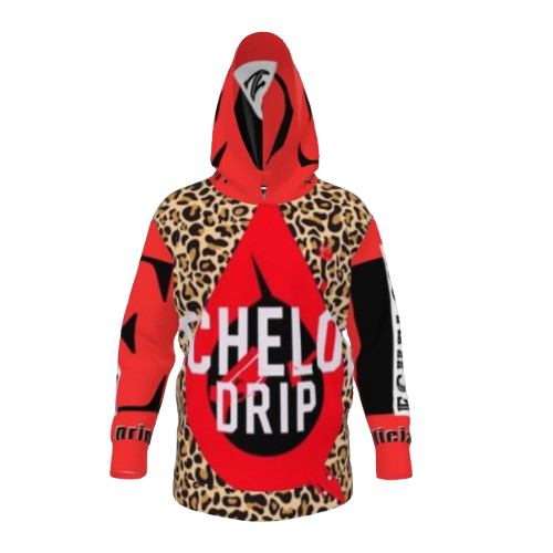 Echelon Cheetah Red Hoodie